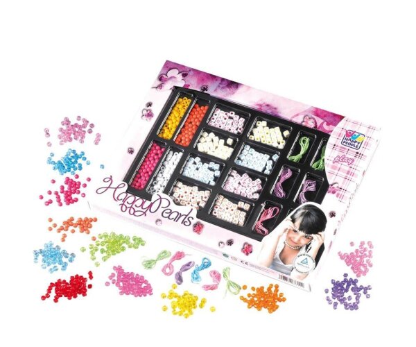 HAPPY PEOPLE® Perlen-Set mehrfarbig