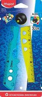 maped Lineal Croc Croc 15,0 / 30,0 cm, grün-türkis