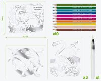 maped AQUA’ART - Dino Malset farbsortiert, 1 Set