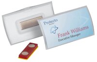 DURABLE CLICK FOLD Namensschilder mit Magnet 4,0 x 7,5...