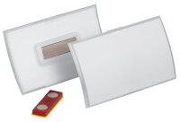 DURABLE CLICK FOLD Namensschilder mit Magnet 9,0 x 5,4...