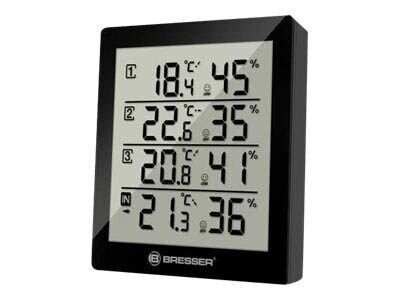 BRESSER® Temeo Hygro Quadro Wetterstation schwarz