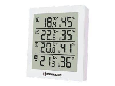 BRESSER® Temeo Hygro Quadro Wetterstation weiß