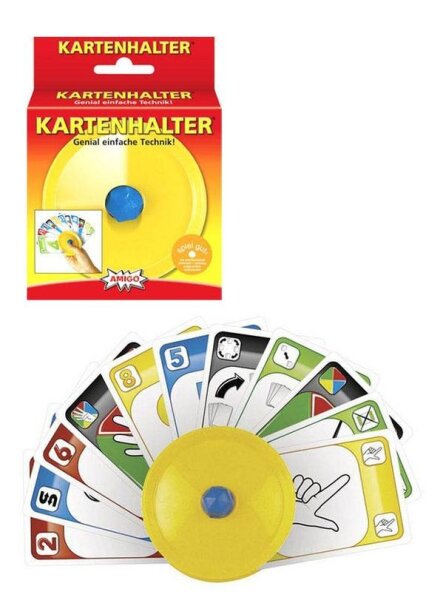 AMIGO gelb Spielkartenhalter, 1 St.