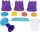 SPIN MASTER™ kinetischer Sand Rainbow Mix mehrfarbig