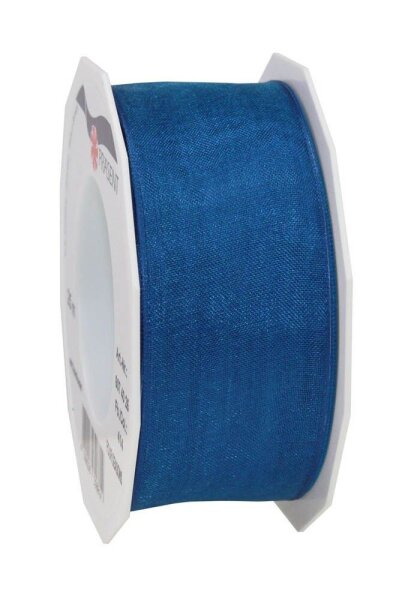 PRÄSENT Geschenkband Four Seasons seidenmatt royalblau 40,0 mm x 25,0 m