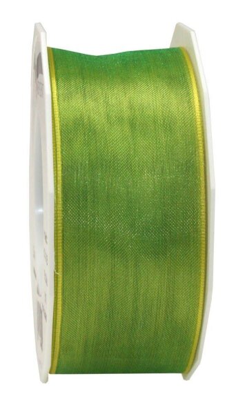 PRÄSENT Geschenkband Four Seasons seidenmatt limette 40,0 mm x 25,0 m