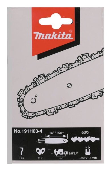 makita 191H03-4 Sägekette 40,0 cm, 3/8 Zoll, 1,1 mm