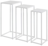 HAKU Möbel Beistelltische-Set rechteckig Metall...