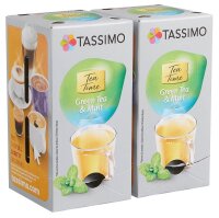 TASSIMO Tea Time Green Tea & Mint Teediscs 16 Portionen
