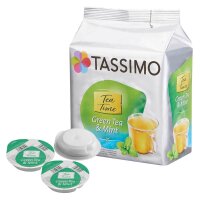 TASSIMO Tea Time Green Tea & Mint Teediscs 16 Portionen