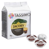 TASSIMO JACOBS ESPRESSO CLASSICO Kaffeediscs, Arabica-...