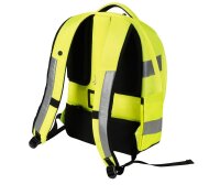 DICOTA Rucksack Hi-Vis Recycling-PET gelb 25,0 l
