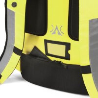 DICOTA Rucksack Hi-Vis Recycling-PET gelb 25,0 l