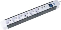as-Schwabe FLASH 6-fach Steckdosenleiste 1,5 m weiß