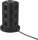 as-Schwabe QI-Wireless Ladestation 12-fach Steckdosenturm 2,0 m schwarz mit USB-Buchse