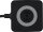 as-Schwabe QI-Wireless Ladestation 2-fach Steckdosenturm 1,5 m schwarz mit USB-Buchse