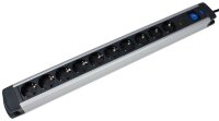 as-Schwabe ALUX 10-fach Steckdosenleiste 1,5 m schwarz