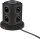 as-Schwabe QI-Wireless Ladestation 8-fach Steckdosenturm 2,0 m schwarz