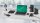 as-Schwabe QI-Wireless Ladestation 8-fach Steckdosenturm 2,0 m schwarz