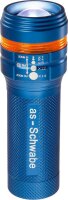 as-Schwabe XT1 LED Taschenlampe blau 11,0 cm, 70/100...