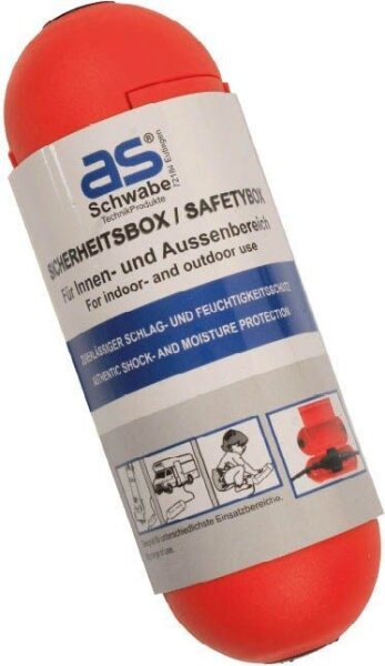 as-Schwabe Kabelschutzbox 20,0 cm rot
