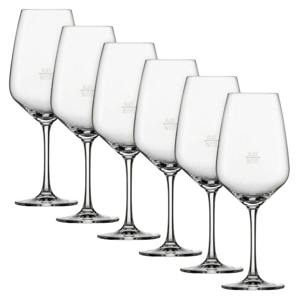 Schott Zwiesel Rotweingläser Taste 200,0 ml, 6 St.
