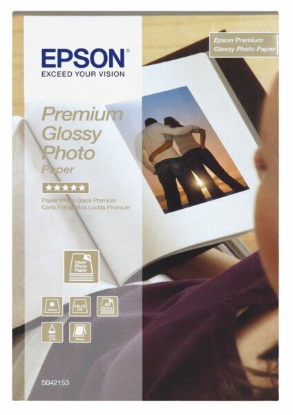 EPSON Fotopapier S042153 10,0 x 15,0 cm hochglänzend 255 g/qm 40 Blatt