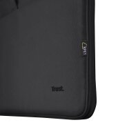 Trust Laptoptasche Bologna Slim Kunstfaser schwarz 24447 bis 40,6 cm (16 Zoll)