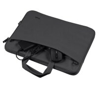 Trust Laptoptasche Bologna Slim Kunstfaser schwarz 24447 bis 40,6 cm (16 Zoll)