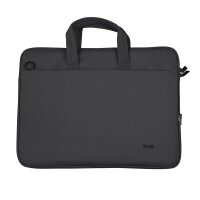 Trust Laptoptasche Bologna Slim Kunstfaser schwarz 24447 bis 40,6 cm (16 Zoll)