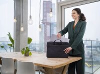 Trust Laptoptasche Bologna Slim Kunstfaser schwarz 24447 bis 40,6 cm (16 Zoll)
