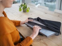 Trust Laptoptasche Bologna Slim Kunstfaser schwarz 24447 bis 40,6 cm (16 Zoll)