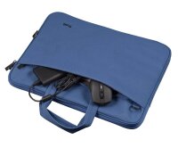 Trust Laptoptasche Bologna Slim Kunstfaser blau 24448 bis 40,6 cm (16 Zoll)