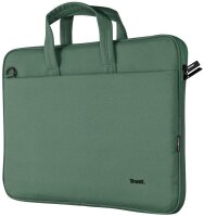 Trust Laptoptasche Bologna Slim Kunstfaser grün 24450 bis 40,6 cm (16 Zoll)