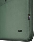 Trust Laptoptasche Bologna Slim Kunstfaser grün 24450 bis 40,6 cm (16 Zoll)