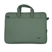 Trust Laptoptasche Bologna Slim Kunstfaser grün 24450 bis 40,6 cm (16 Zoll)