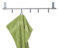Türgarderobe mit 5 Haken silber, 1 St.
