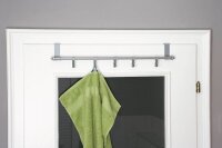 Türgarderobe mit 5 Haken silber, 1 St.