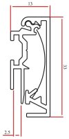 update displays  Klapprahmen HardLine schwarz 62,9 x 87,6 cm, 1 St.