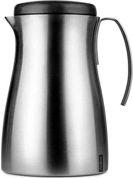 helios® Isolierkanne Carat Edelstahl/schwarz 1,0 ml  ( 2424 )
