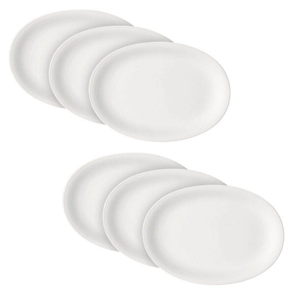 BAUSCHER Servierplatten smart weiß 29,0 x 20,0 cm, 6 St.