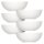 BAUSCHER Schalen smart weiß Ø 20,0 cm, 6 St.