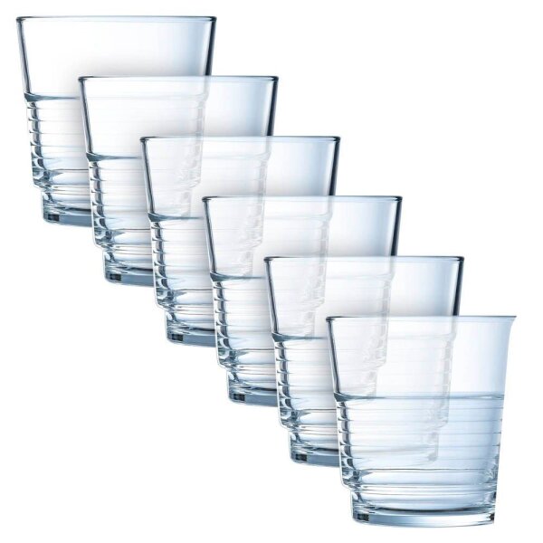 ARCOROC Trinkgläser Spirale FB25 250,0 ml, 6 St.