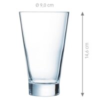 ARCOROC Trinkgläser Shetland FH42 420,0 ml, 12 St.