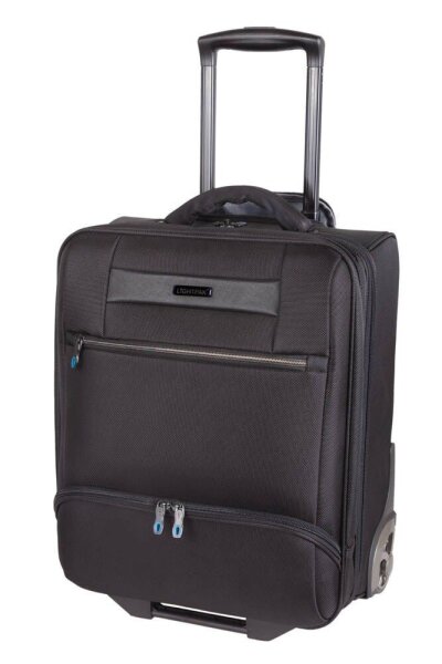LIGHTPAK Laptop-Trolley LANDO Kunstfaser schwarz 35,0 x 26,0 x 46,0 cm