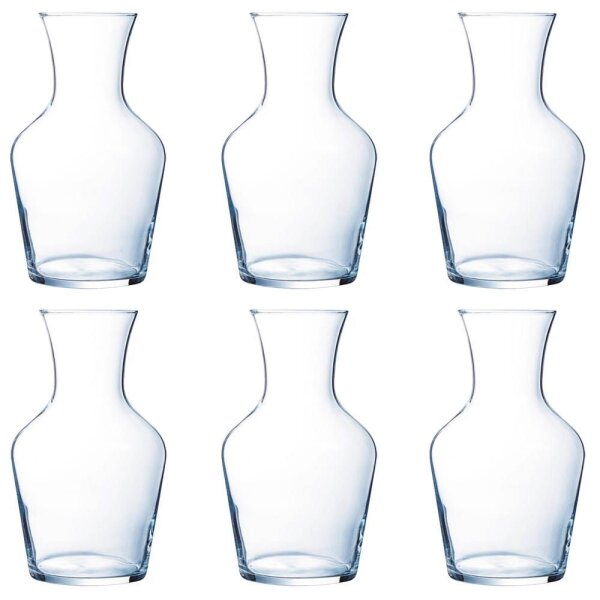 ARCOROC Karaffe Carafon Vin 1,12 l, 6 St.
