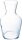 ARCOROC Karaffe Carafon Vin 1,12 l, 6 St.