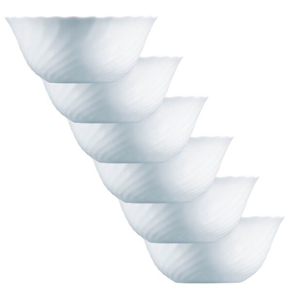 ARCOROC Schalen Trianon White weiß Ø 18,0 cm, 6 St.