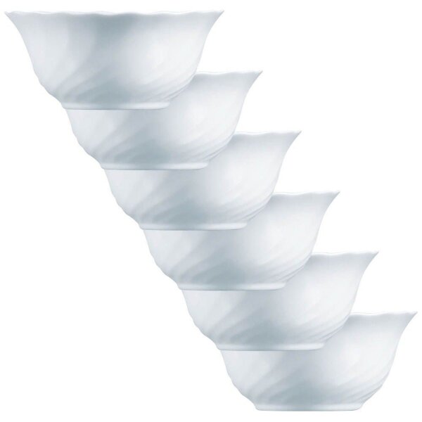 ARCOROC Schalen Trianon White weiß Ø 12,0 cm, 6 St.